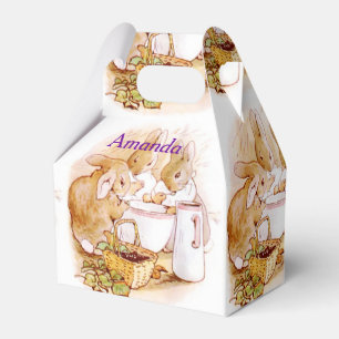 Beatrix Potter, Birthday, Easter Bunny, Custom Favor Box