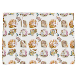 Beatrix Potter  Bunny Mouse Puddle Duck Squirrel Large Gift Bag