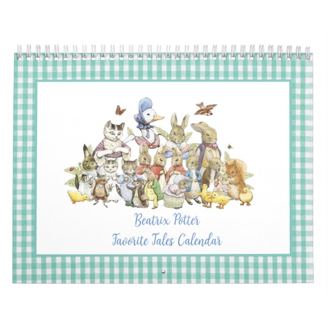 Beatrix Potter Calendar Two Page Medium Size  (Cover)