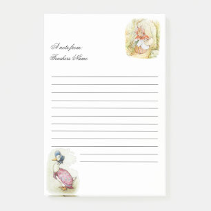 Beatrix Potter,Jemima Puddle Duck Mrs.Rabbit Post-it Notes