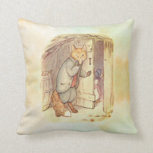 Beatrix Potter, Jemima Puddle Duck   Throw Pillow