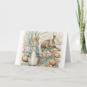 Beatrix Potter Peter Rabbit And Benjamin Bunny Card