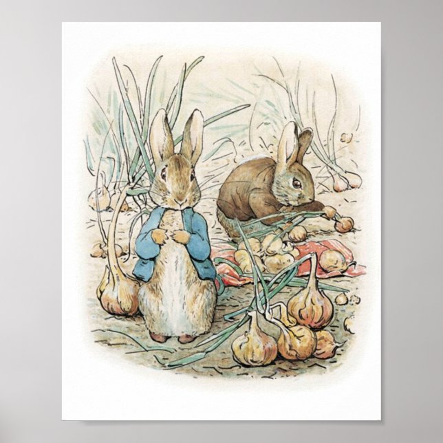 Beatrix Potter Peter Rabbit And Benjamin Bunny Poster (Front)