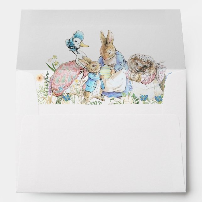 Beatrix Potter Peter the Rabbit Easter  Envelope (Back (Bottom))