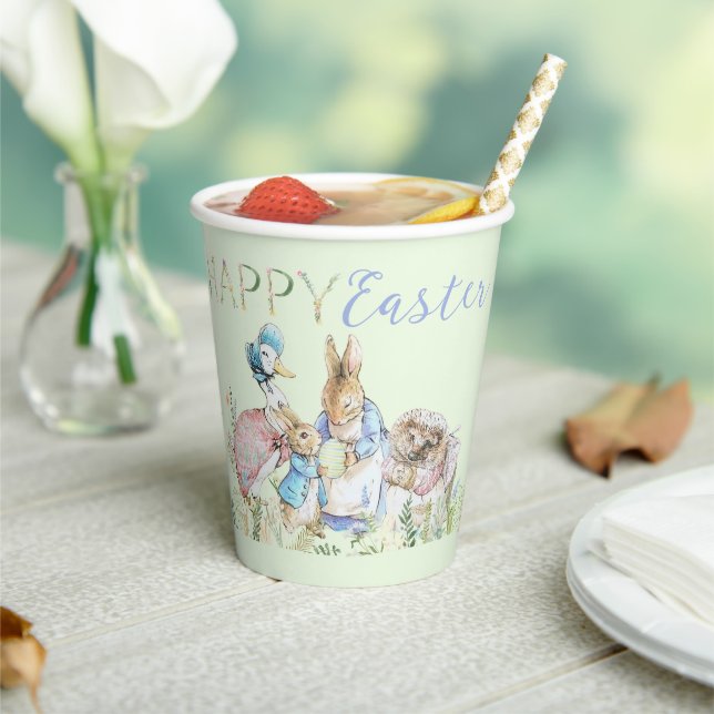 Beatrix Potter Peter the Rabbit Easter Paper cup (Insitu)