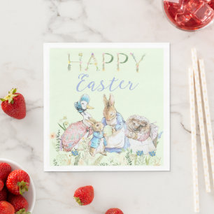 Beatrix Potter Peter the Rabbit Easter Paper Napkin