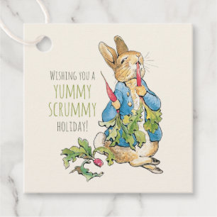 Beatrix Potter Young rabbit Easter goodies CC1114 Favour Tags