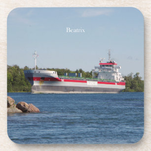Beatrix set of 6 plastic coasters
