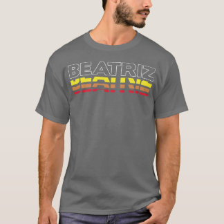 Beatriz First Name Funny Vintage Sunset Beatriz gi T-Shirt