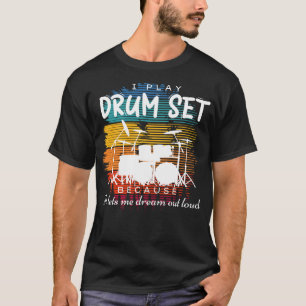 Beats of Imagination: Drum Sets Dream Symphony T-Shirt