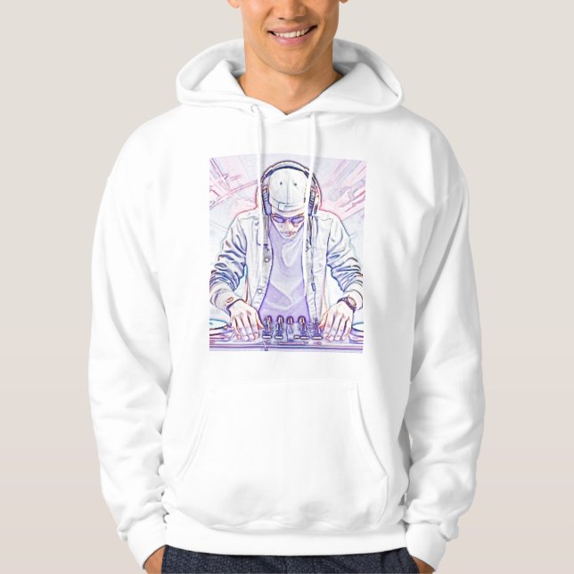 Beats & Threads: DJ Remix Edition Hoodie (Front)