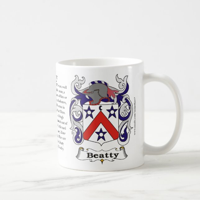 Beatty Family Coat of Arms Mug (Right)