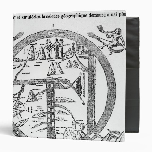 Beatus of Turin mappamundi Binder (Front/Inside)