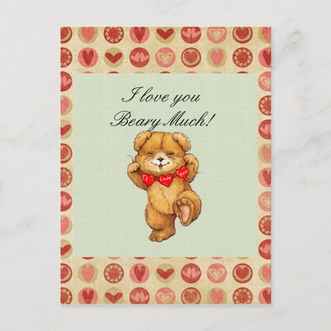 Beaty  much Photo Valentine template (Front)