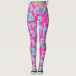 Beau 80s Leggings Design Motif