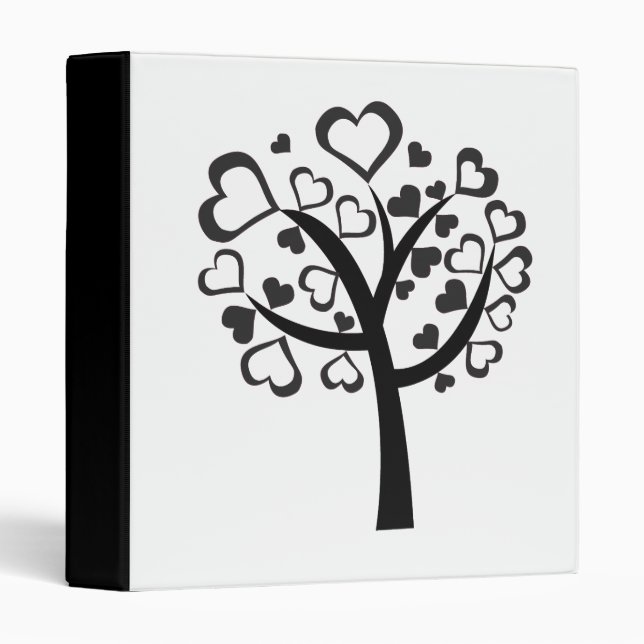 * BEAU ARBRE FAMILIAL DES COEURS* 3 CLASSEUR ANNEA (Devant/Côté)
