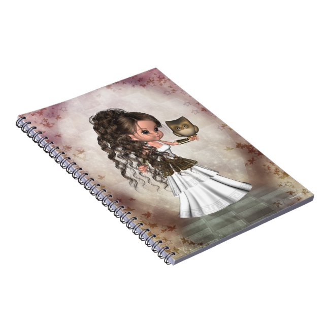 Beau Athéna carnet grec de déesse de Kawaii (Côté Droit)
