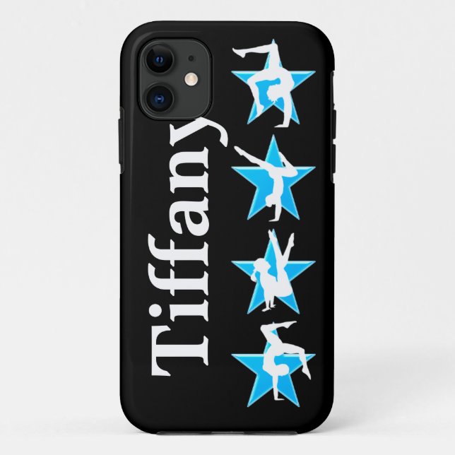 BEAU BLEU PERSONNALISÉ COQUE IPHONE DE GYMNASTICS (Dos)