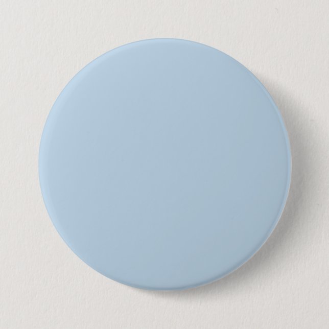 Beau blue  (solid colour)  3 inch round button (Front)