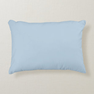Beau blue  (solid colour)  accent pillow