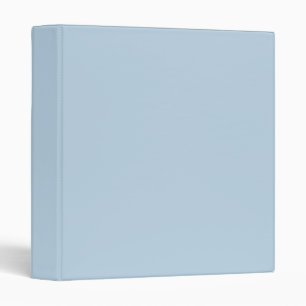 Beau blue  (solid colour)  binder