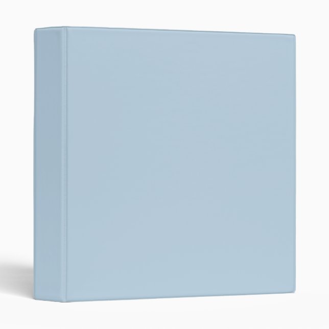 Beau blue  (solid colour)  binder (Front/Spine)