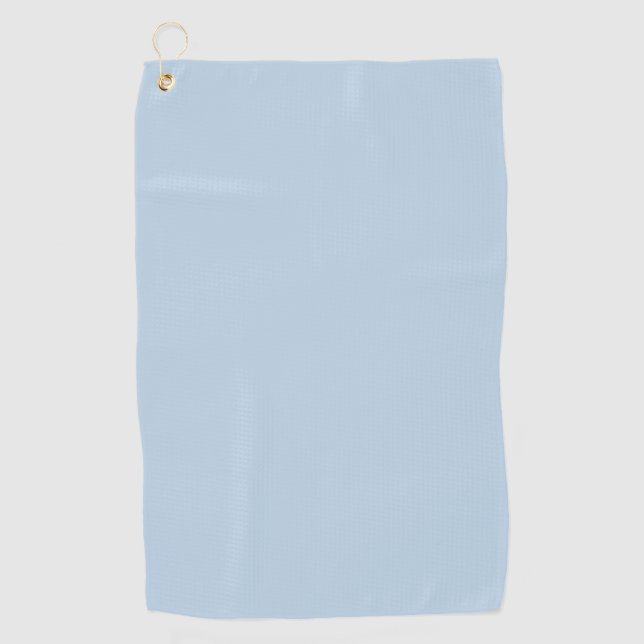Beau blue  (solid colour)  golf towel (Front)