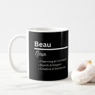 Beau Boy Personalized Name Definition Coffee Mug
