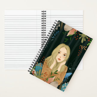 Beau Cahier d'Illustration de Fille