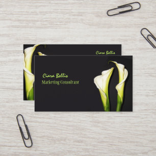 Beau calla carte de visite