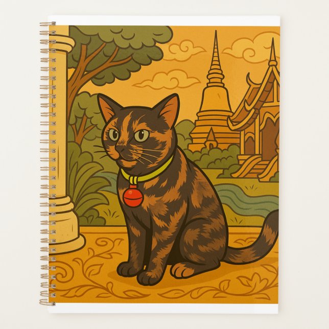 Beau Carnet de chats Siam (Devant)