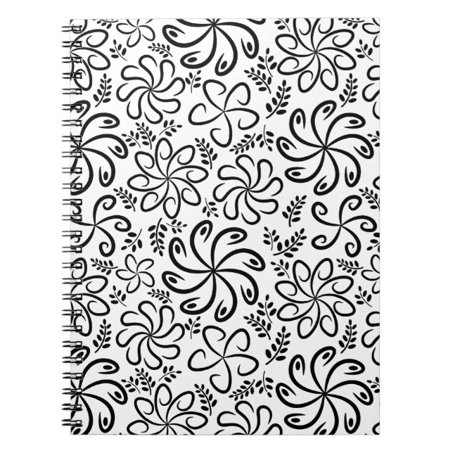 Beau Carnet noir et blanc (Devant)