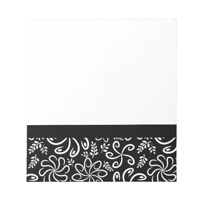 Beau Carnet noir et blanc (Devant)