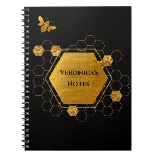 Beau Carnet personnalisé à thème abeille