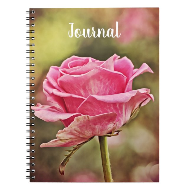 Beau Carnet Rose Art Journal (Devant)