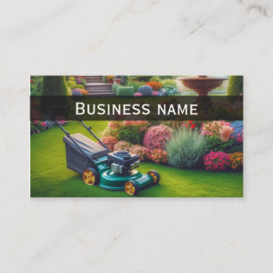 Beau Carte de visite de jardin