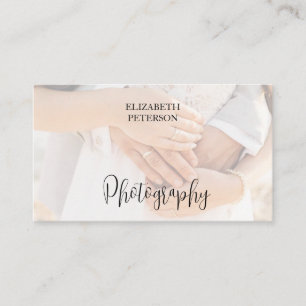Beau carte de visite pour photographe