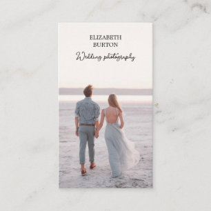 Beau carte de visite pour photographe mariage