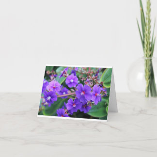 Beau carte pour notes fleuri