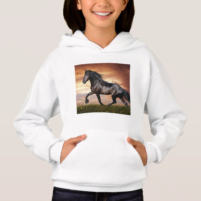 Beau Cheval Noir (Devant)