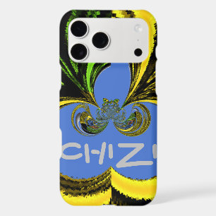 Beau Chizi Golden Blue dernier design abstrait