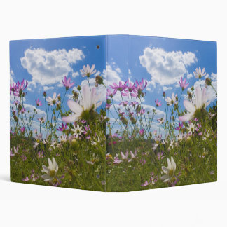 beau classeur d'Avery de fleurs