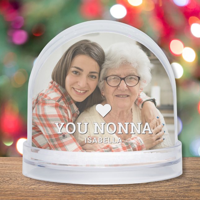 Beau COEUR VOUS AIME NONNA Fête des Mères Photo (Créateur téléchargé)