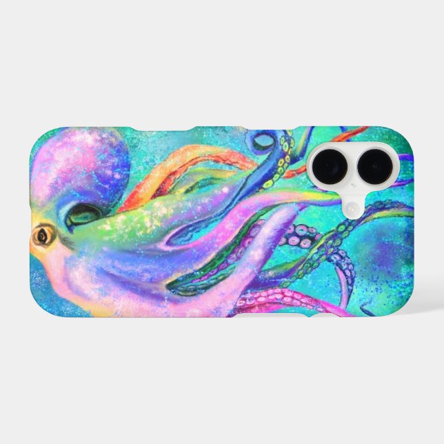 Beau coque iphone Octopus (Verso (Horizontal))
