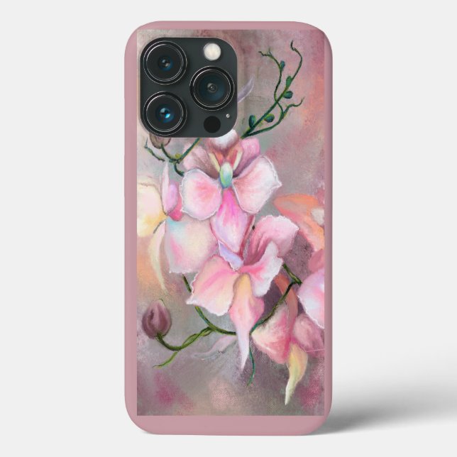 Beau coque iphone rose orchidée (Verso)