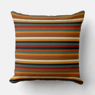 Beau Coussin à rayures