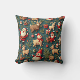Beau coussin coussin de Noël