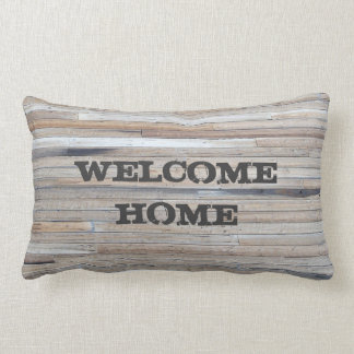 Beau coussin de Barnwood - texte de personnaliser