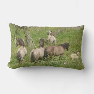 Beau Coussin de Chevaux sauvages