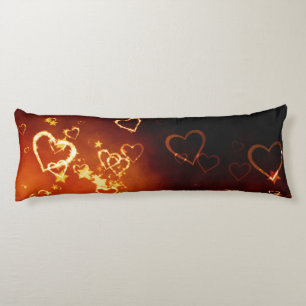 Beau Coussin de coeur double ton